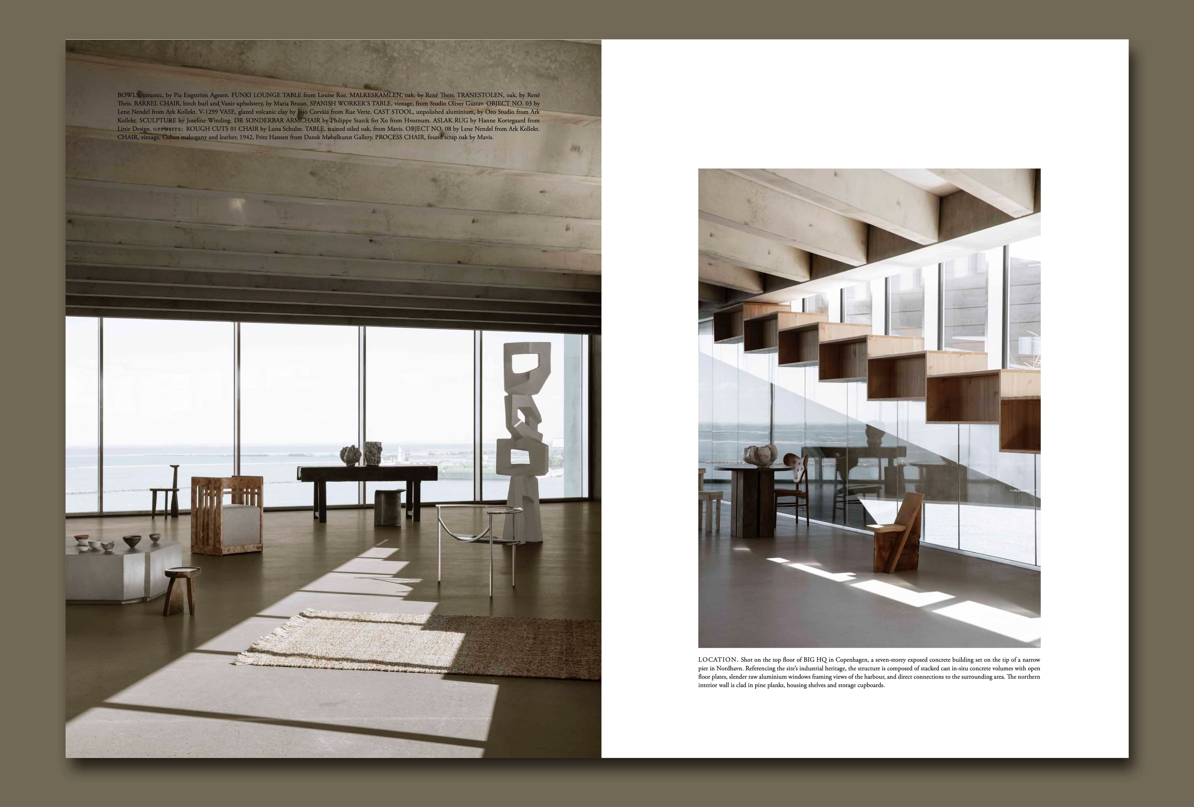 Ark Journal spread printed magazine