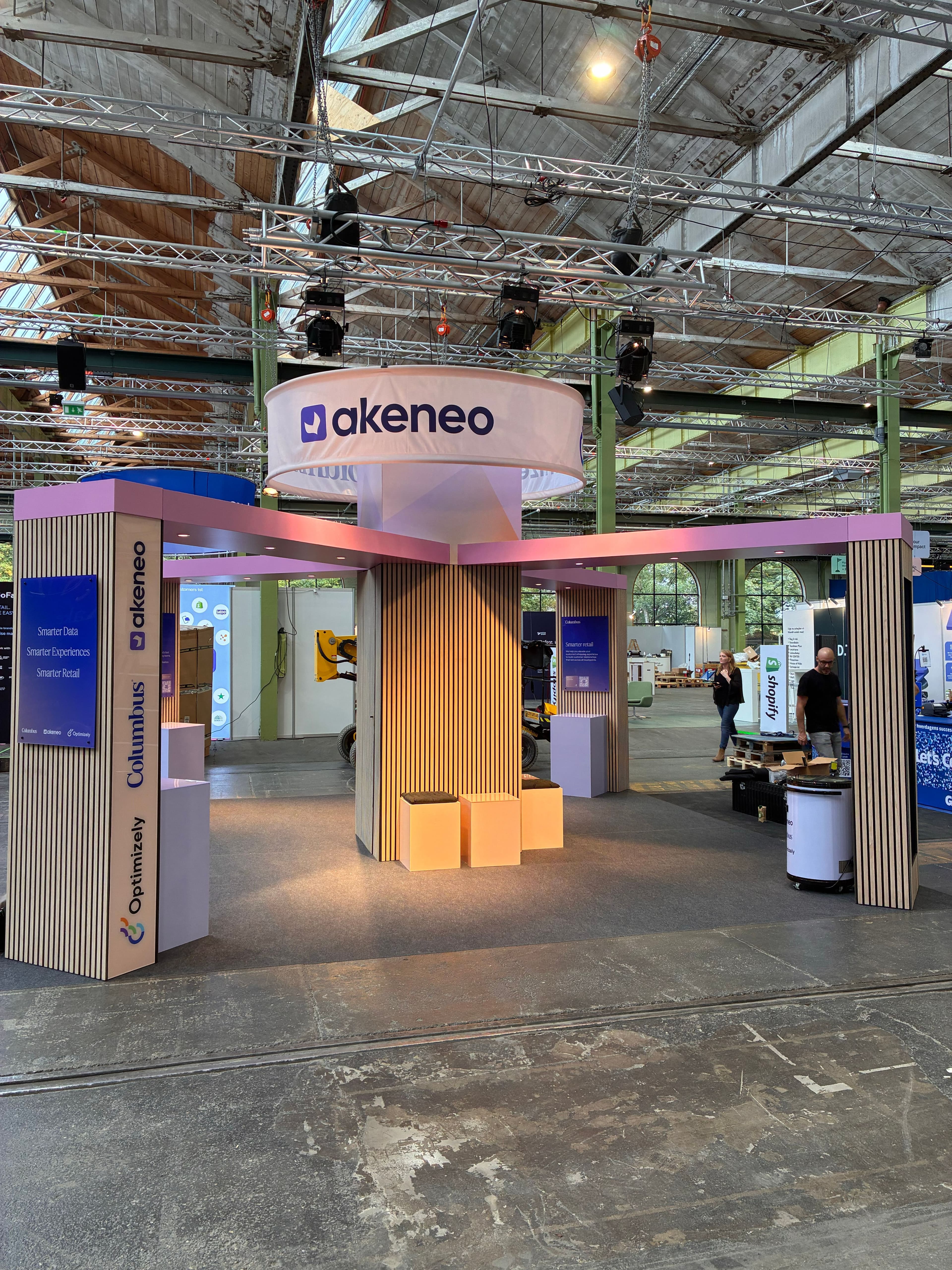 exhibition stand at a fair