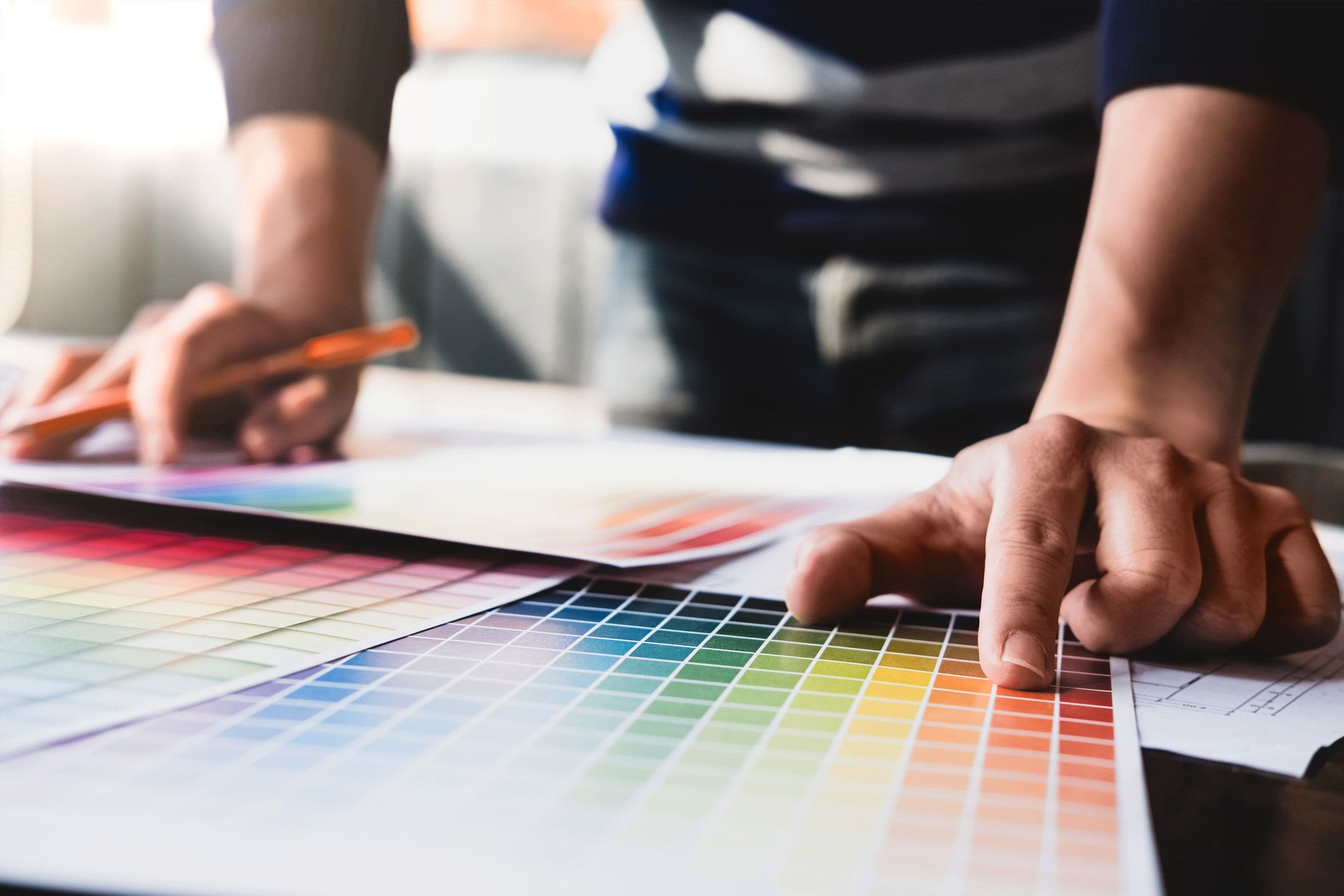 Studio färgjustering