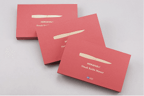 rigid box förpackning för knivar