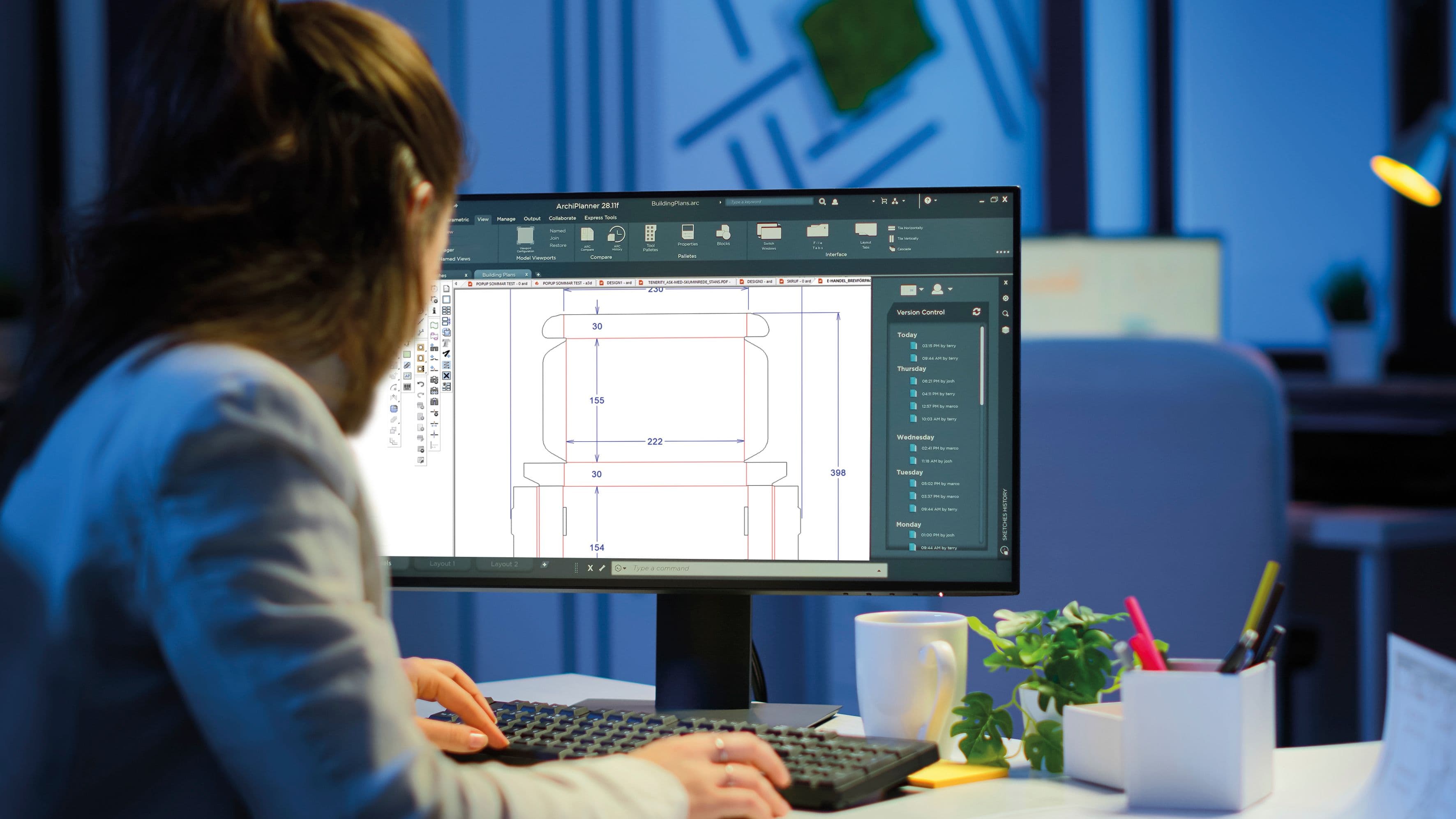 Förpackningskonstruktion i cad-program